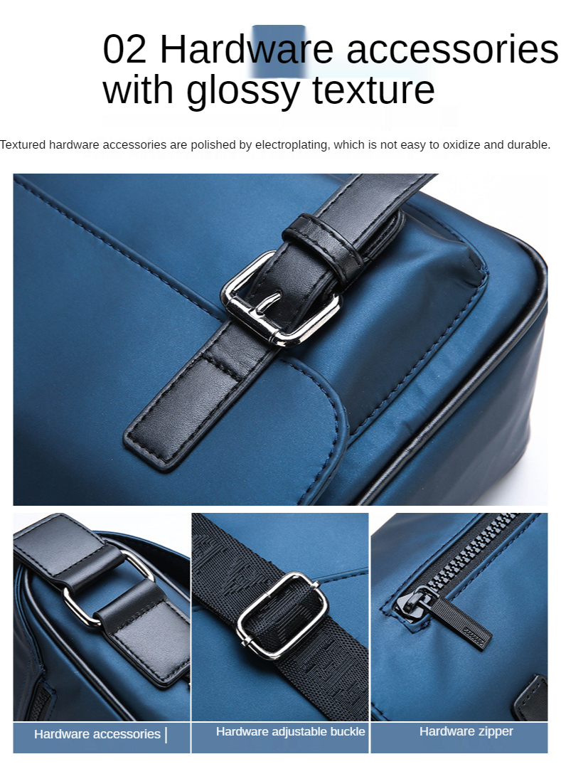 Amazon Buckle Man Bags Shoulder Fashion American Shoulder Business Bag Sling Crossbody Waterproof Shoulder Bag for Men