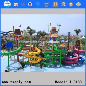 Fiberglass Water Park Extreme Water slides