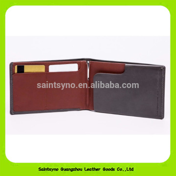 16885 RFID security faux leather travel wallet for men