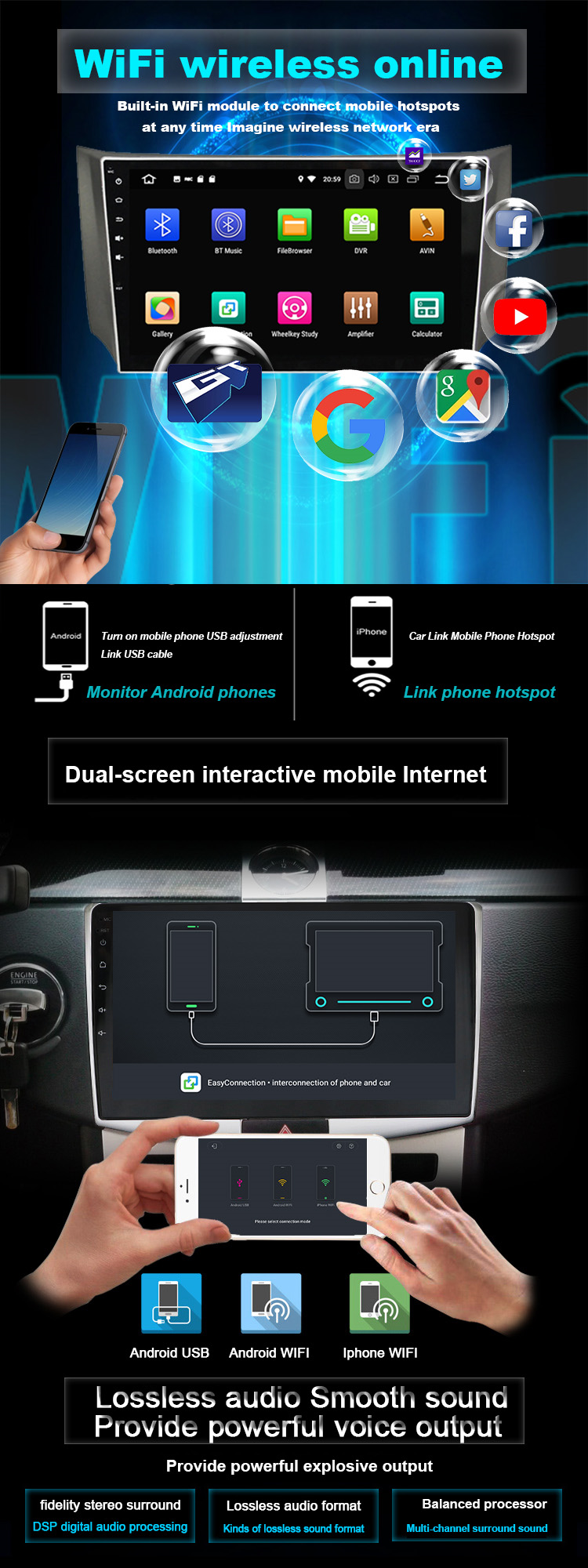 car media system for K2 RIO 2017