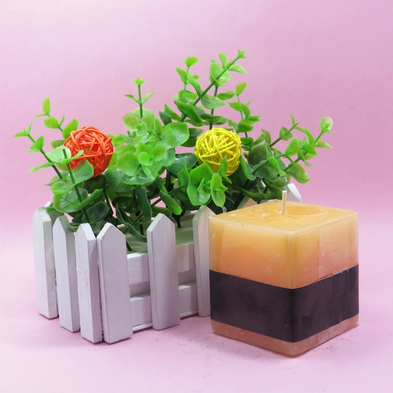 Decorative Pillar Wax Candle for Household and Party Use