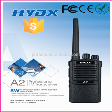 HYDX A2 vhf or uhf walkie talkie long distance woki toki