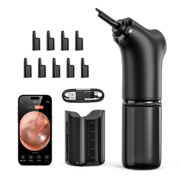Rechargeable 2000mAh Ear Wax Removal Cleaner with Camera and Multi-Nozzle