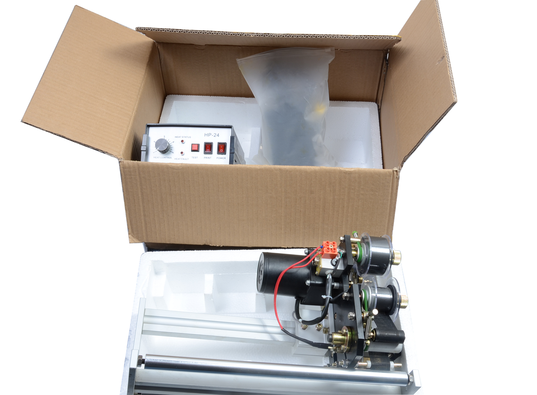 HP241 ribbon printing machine, industrial coding and printing