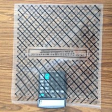 plastic bag with adhensive tape