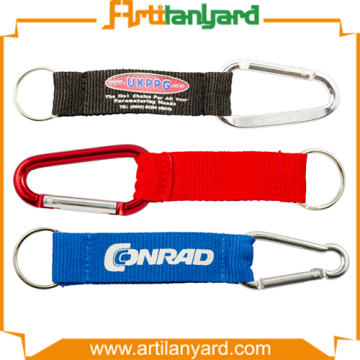 Silver Carabiner Hook with Short Strap