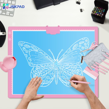 Led light up drawing battery light box pad