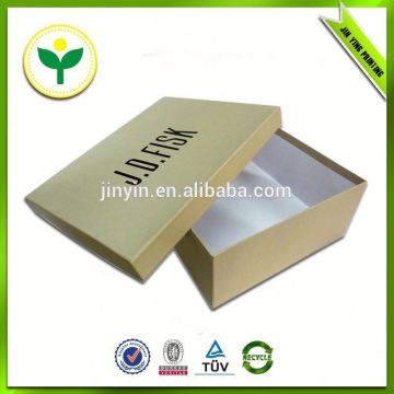 logo printed shoe box
