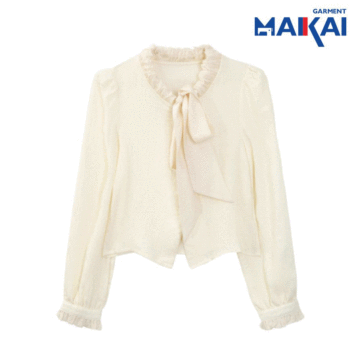 Elegant Ribbon Bow Shirt for Modern Fashion Enthusiasts