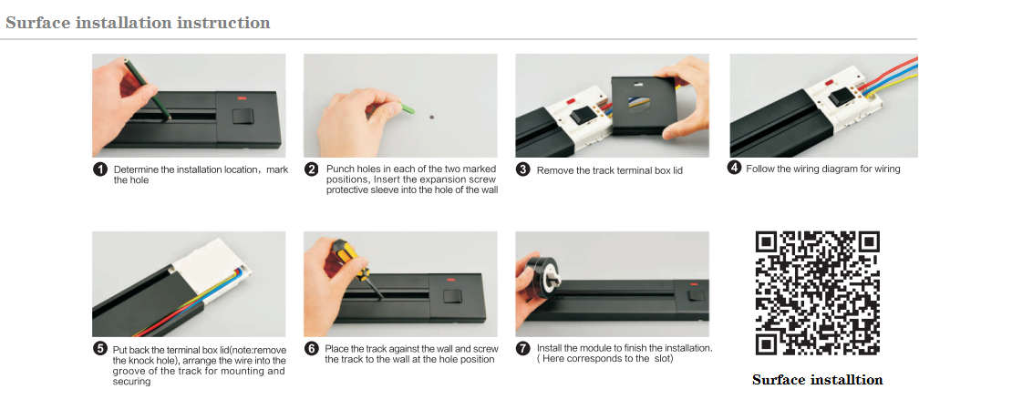 movable kitchen electrical black LED  recessed and surface track Socket with 3 gang power socket /60CM power track socket