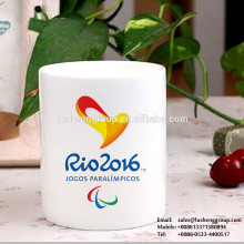 customized color printing ceramic straight coffee mug