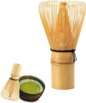 Japanese Handmade Tea Powder Bamboo Whisk - Chasen Natural Bamboo Matcha Whisk