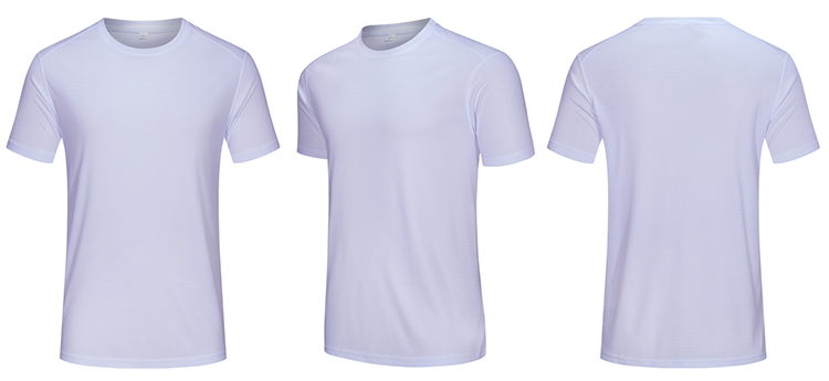 Sublimation Blanks T-shirts 100% polyester T-shirt avec logo pour hommes Femmes Enfants Logo personnalisé imprimé Blanc Blanc CLAIR TSHIRT