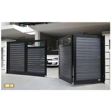 Outdoor Garden Decoration Aluminum Frame Guardrail Door