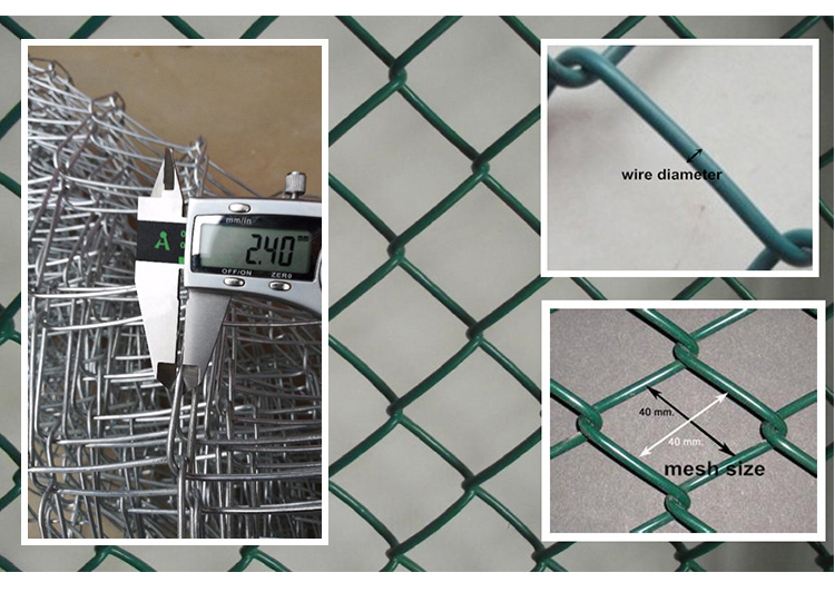 Construction galvanized 6 foot chain link fences