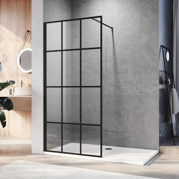 Framed Fixed Walkin Tempered Glass Shower Screen