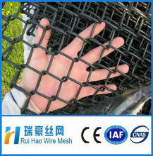 black powder coated chain link fencing &chain link fencing