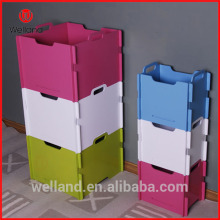 wooden foldable storage box