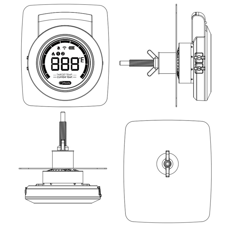 Smart wireless bluetooth bbq thermometer (7)