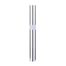 aluminum silver cosmetic plastic pen dispenser metallic
