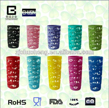 Customized silicone bottle grip ,mug silicone grip ,silicone band