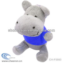 Plush toy hippo Stuffed animal toy hippo