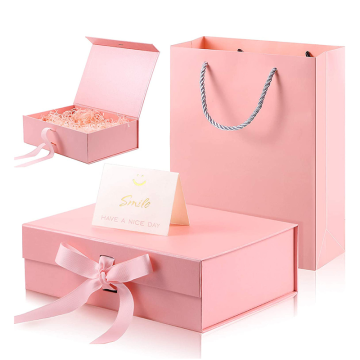 Whosales Paper Magnetic Closure Folding Big Gift Boxes