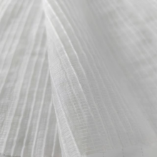 Nylon and Tencel Crepes Star Stripes Fabric for Wedding Dress