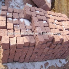 Red sandstone cubestone