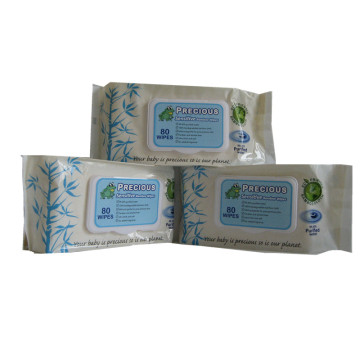 Private Label Sensitive Skin Bamboo Biodegradable Baby Wipes