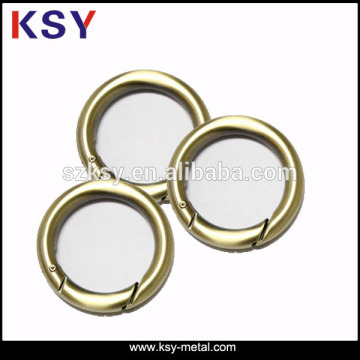 Brushed Anti-brass plated 1" large metal rings