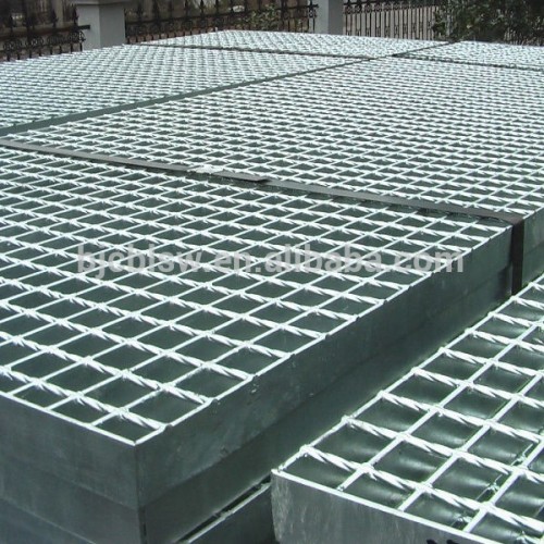 Galvanized serrated steel grating plate