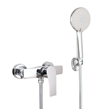 Minimalist shower faucet with booster shower
