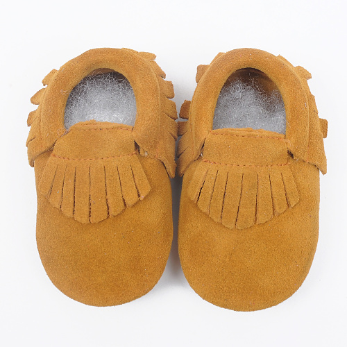 mocassins bébé en cuir souple