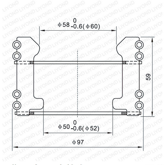 1600A Electric Movable Silver Contact