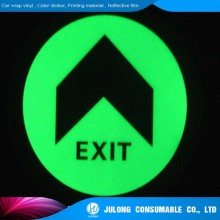 photoluminescent sign glow in the dark vinyl roll