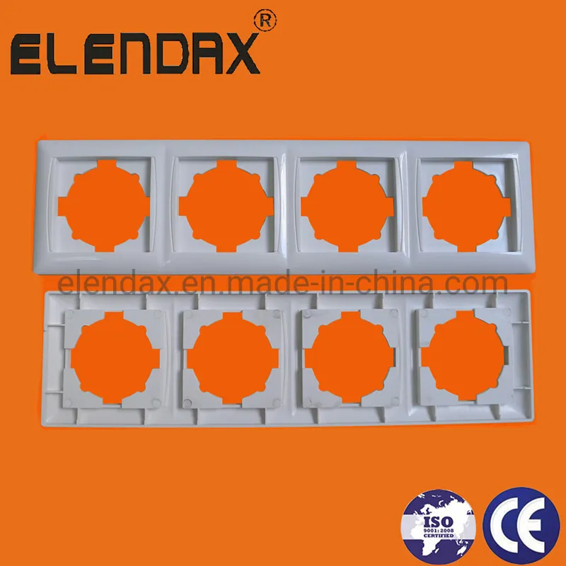 4-полосная горизонтальная рама в европейском стиле для рамки панели переключателя и розетки (F6400)