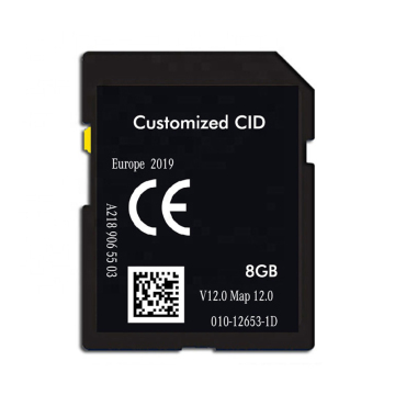 Custom CID Navigation SD Cards for Mercedes, Nissan, Mazda, VW, Volkswagen, Renault (8GB/16GB/32GB) with GPS Maps