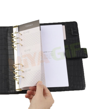 Half Page Insert Planner Refills with Top Tab Heavy Paper