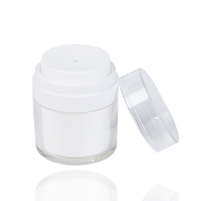 Hautpflege-Gläser drücken Acryl-Creme-Pumpglas