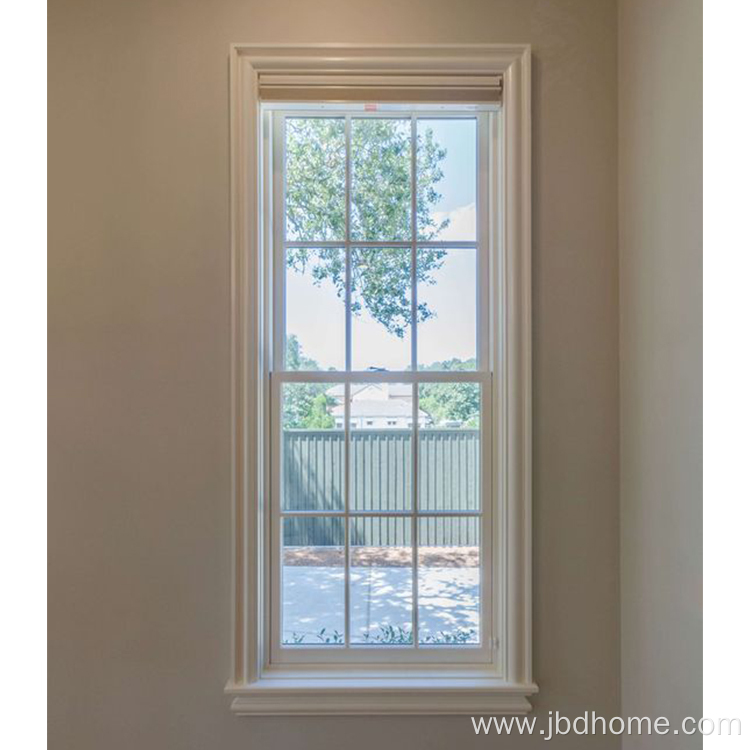 Vertical sliding double single-sided glass sash