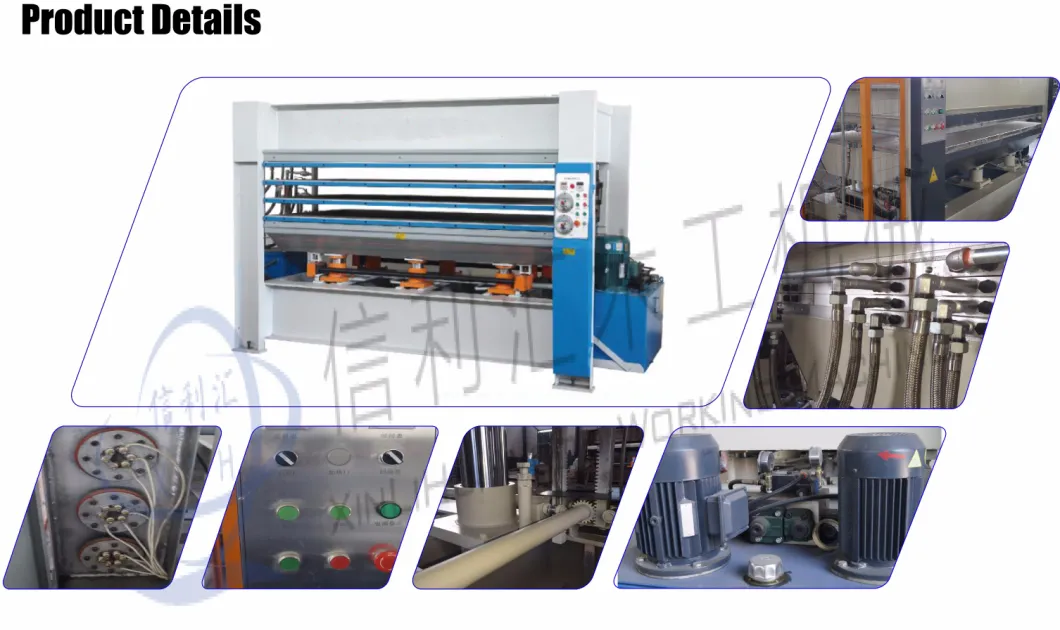 Lowest Price Artificial Board Press Series Machines Heating and Cooling Press Unit/ Plywood Pre-Press Machine with Automatic Feeding System Cold Press