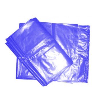 Bleu ou rose vif Grand sac poubelle en plastique dans une boîte, doublures de poubelle