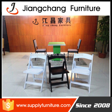 White Outdoor Plastic Resin Foldable Chairs JC-H134