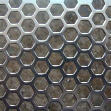 1.2mm hexagonal hole ms perforated metal sheet