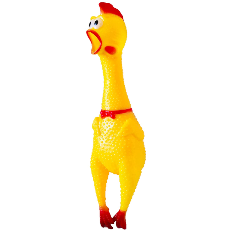 Rubber Chicken Squeaky Dog Toys