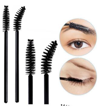 Disposable Plastic Eyebrow Mascara Eyelash Makeup Brushes
