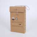 Custom Kraft Paper Box With Window And Handle