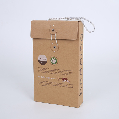 Custom Kraft Paper Box With Window And Handle