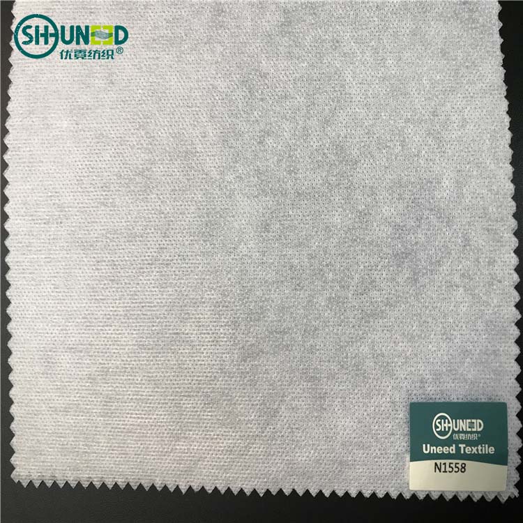 Garment nonwoven fusible interlining/interfacing/fabric